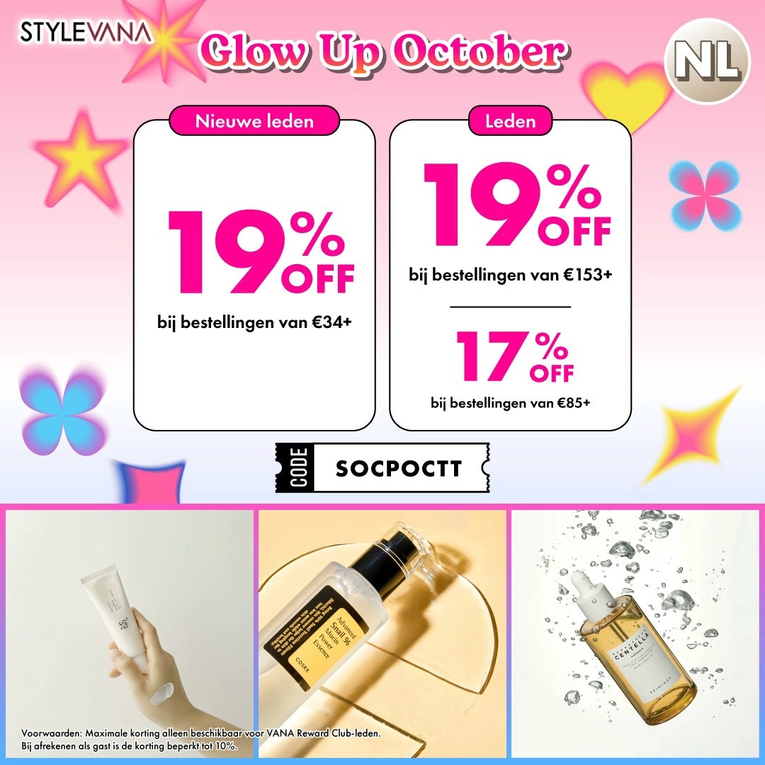 Gebruik [𝐒𝐎𝐂𝐏𝐎𝐂𝐓𝐓] 𝐯𝐨𝐨𝐫 𝟐𝟎% 𝐄𝐗𝐓𝐑𝐀 korting op zonneverzorging + 𝟏𝟗% 𝐄𝐗𝐓𝐑𝐀 korting op de overige items!