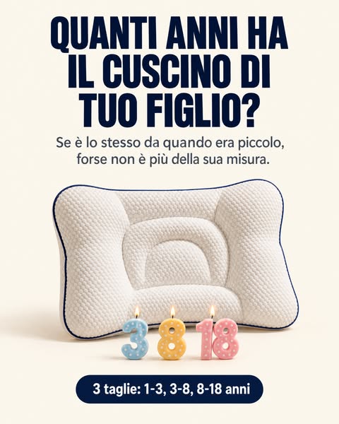 Serenia • Il Cuscino Posturale per Bambini
