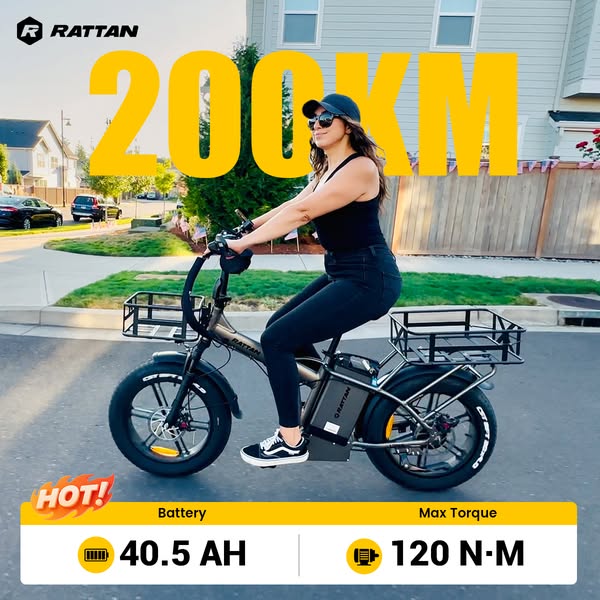 Rattan LF Ultra: 200km Range Ebike
