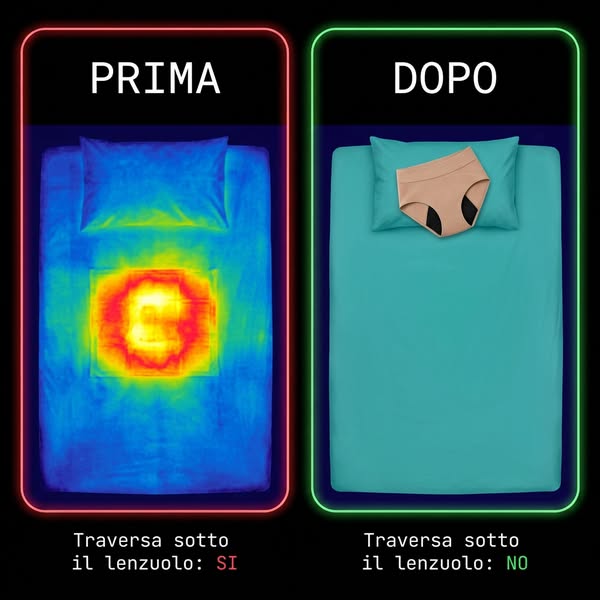 "E di notte, cosa usa?" Nessuno me l'aveva mai chiesto.