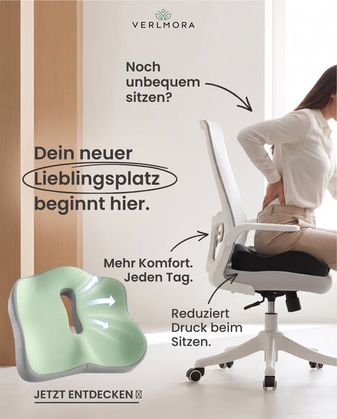 Rückenschmerzen beim Sitzen?