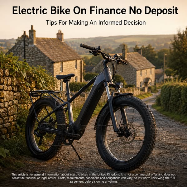 Electric Bike On Finance No Deposit