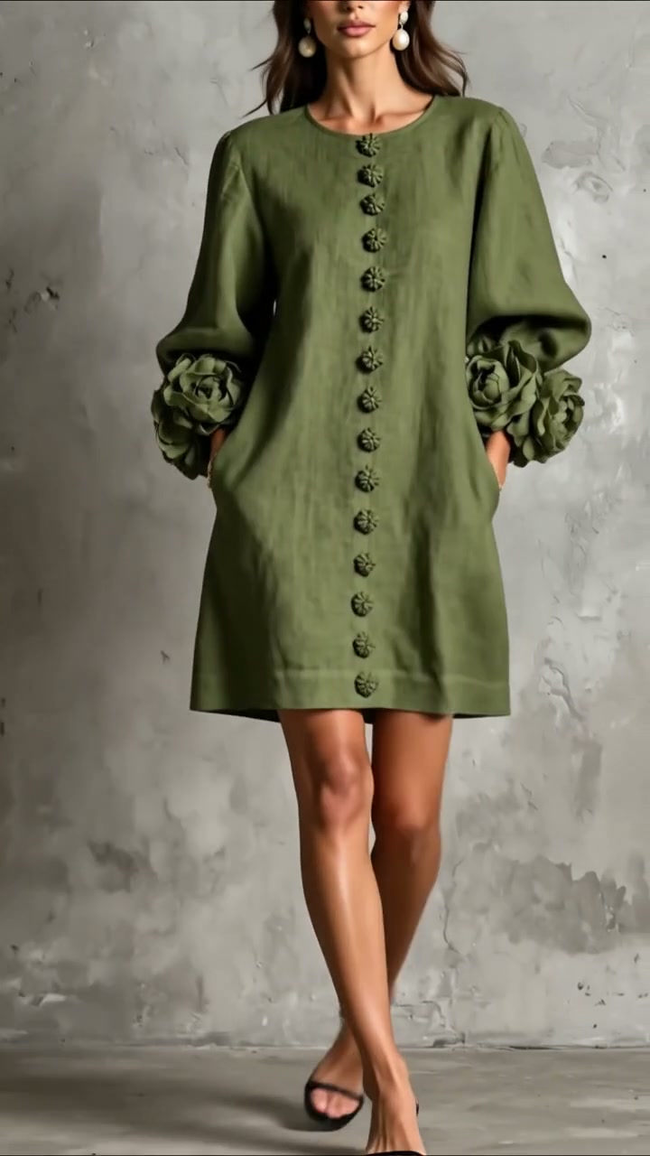 El vestido con detalle floral que eleva cualquier look