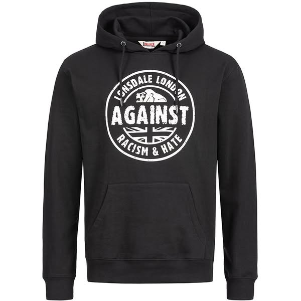 Lonsdale Linford Ανδρικό Φούτερ Με Κουκούλα Black