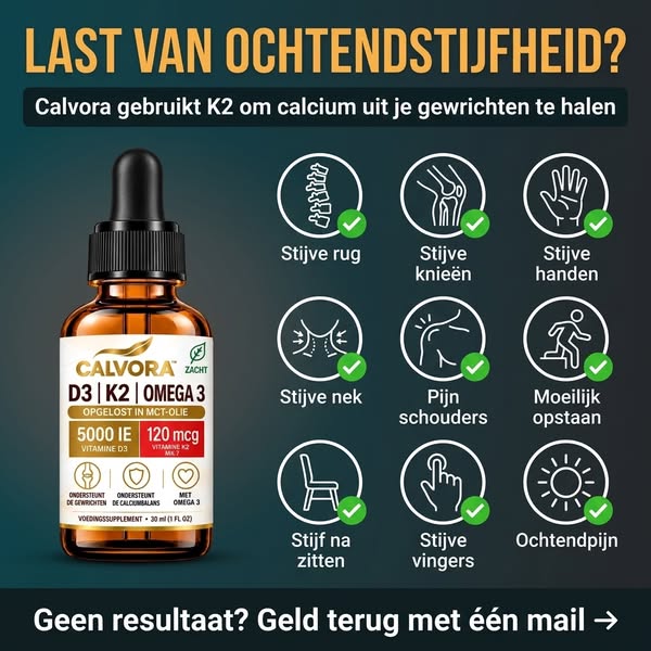 Calcium Op De Verkeerde Plek Is Waarom Geen Supplement Tegen Stijfheid Werkt