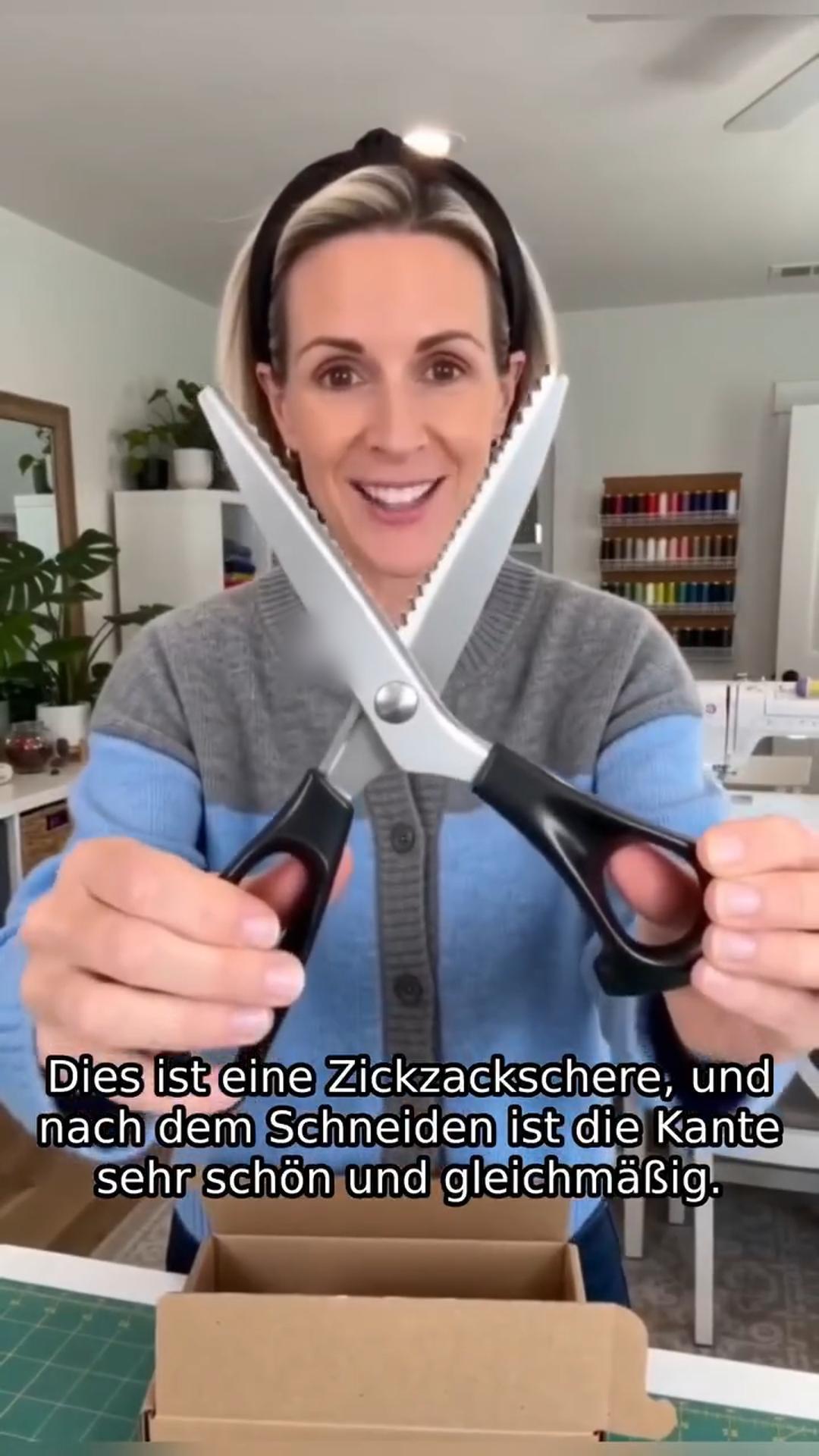 Ein Schnitt – und Stoffkanten sehen sofort sauberer aus