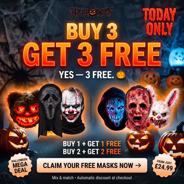 BUY 1, GET 1 FREE — TODAY ONLY‼