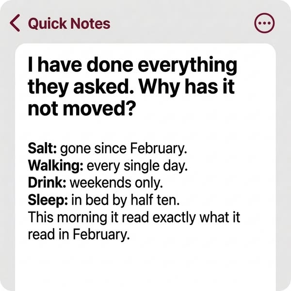 It was never the four ticks