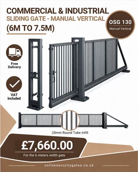 Heavy-Duty Commercial Security Gates