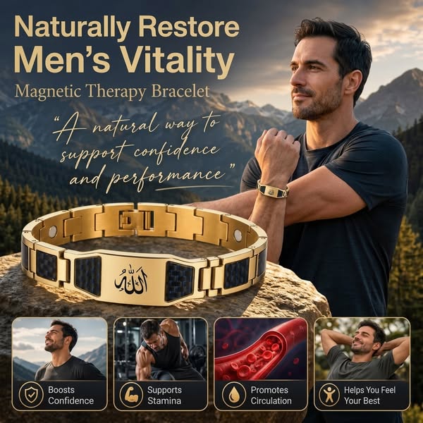 Men’s Strength & Vitality BraceletUpgrade Your Energy, Style, and