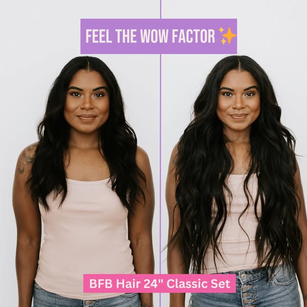 BFB Hair Clip-in 21" & 24" Classic Sets