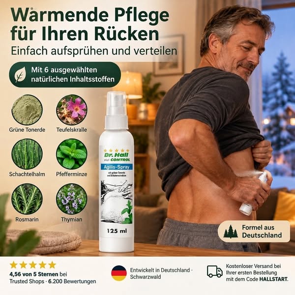 Einfach aufsprühen und verteilen