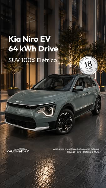 Kia Niro EV: espaço para a rotina