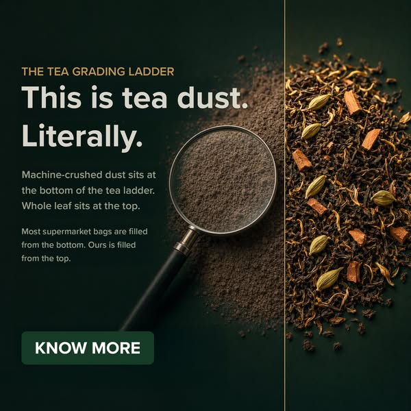 Stop Drinking Tea Dust.
