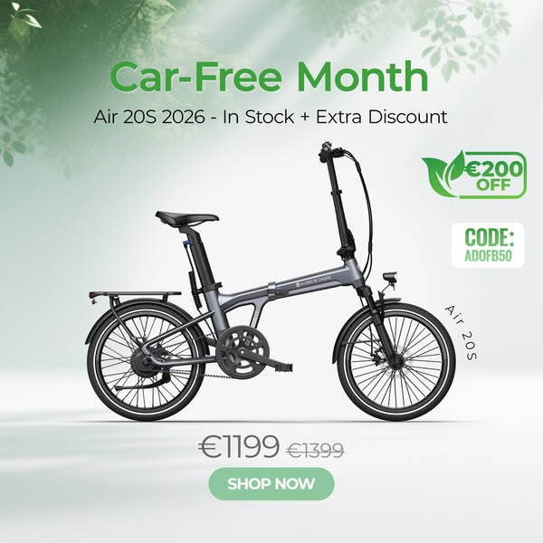 ADO Air 20S 2026 Car-Free Month Special