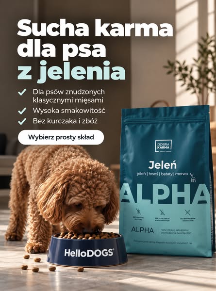 Sprawdź karmy z prostym składem