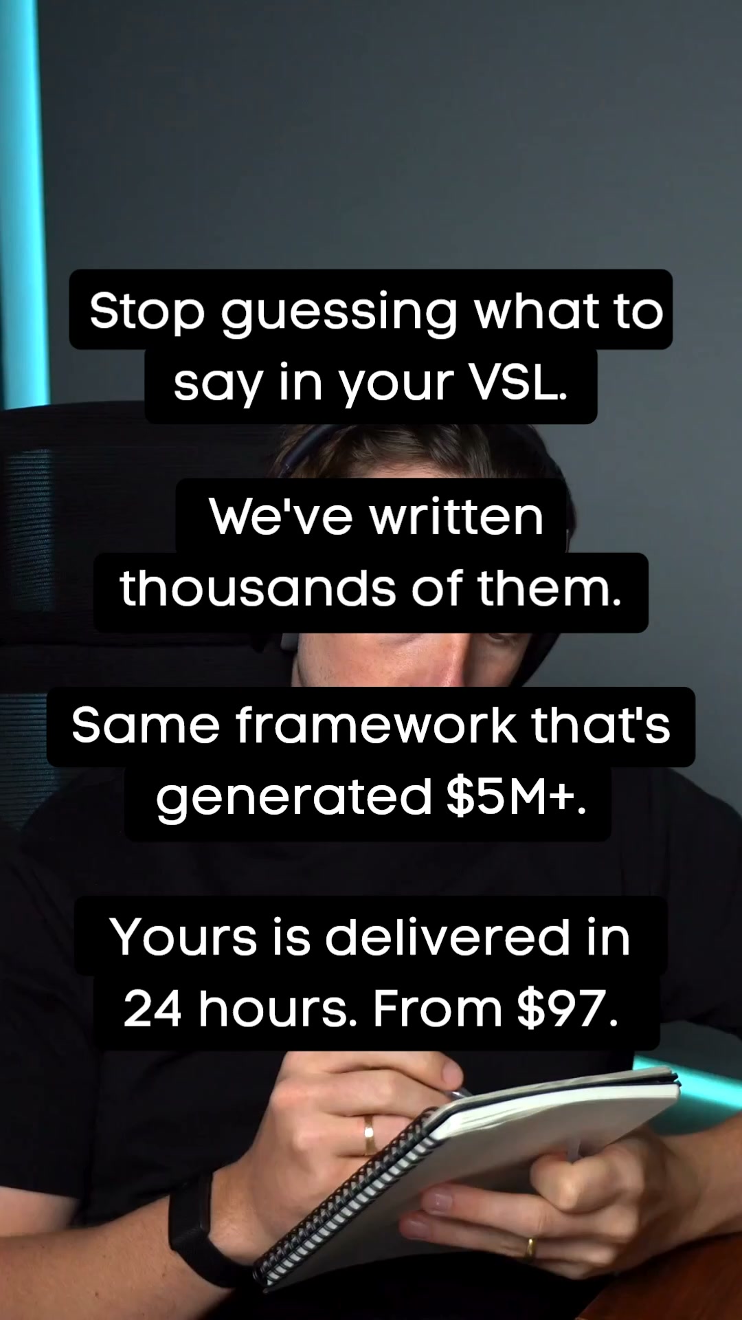 Your VSL Script For $97