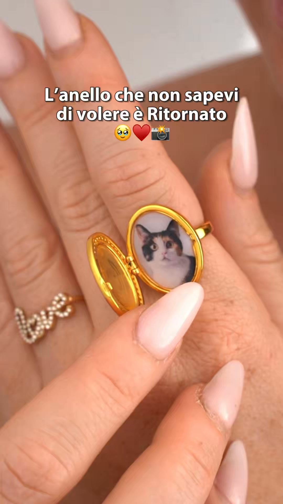 Anello Scrigno con Foto Personalizzata