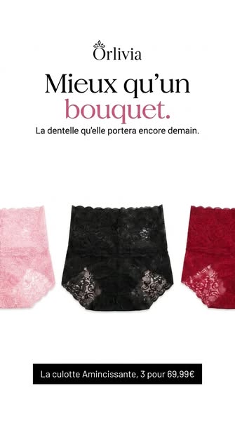 Lot de 3 Culottes Amincissantes