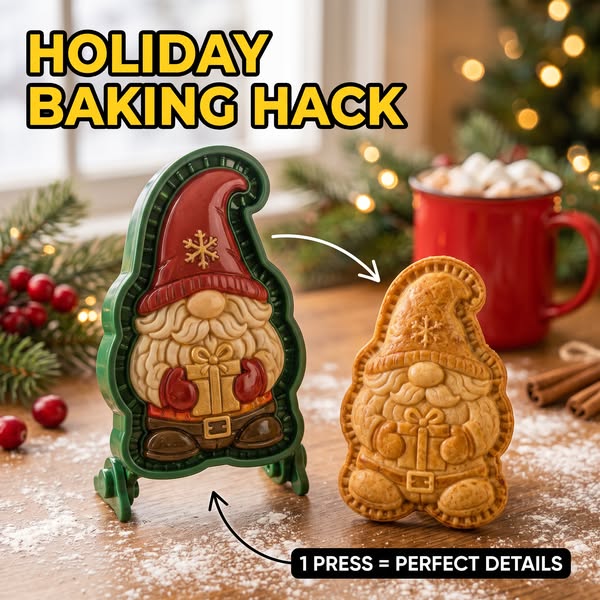 16-Design Christmas Mini Pie Mold Collection | Reusable Embossed Molds for