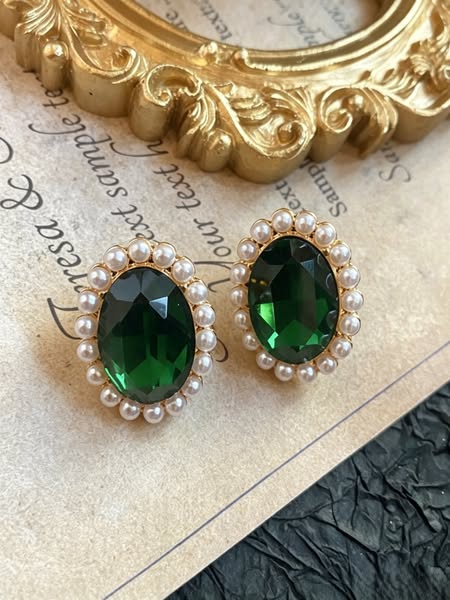Vintage Emerald Serpent Snake Ring, Gothic Halloween Statement Ring, G