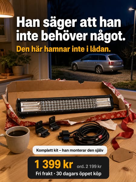 LED-ramp – mer ljus i mörker