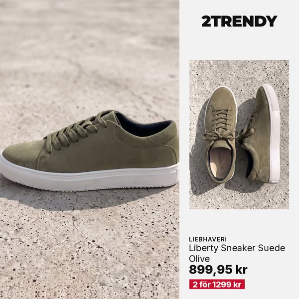 Liebhaveri Liberty Sneaker Suede Olive