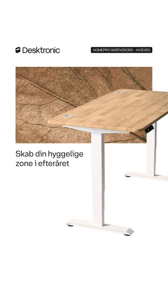 Hyggeligt efterår, bedre skrivebord