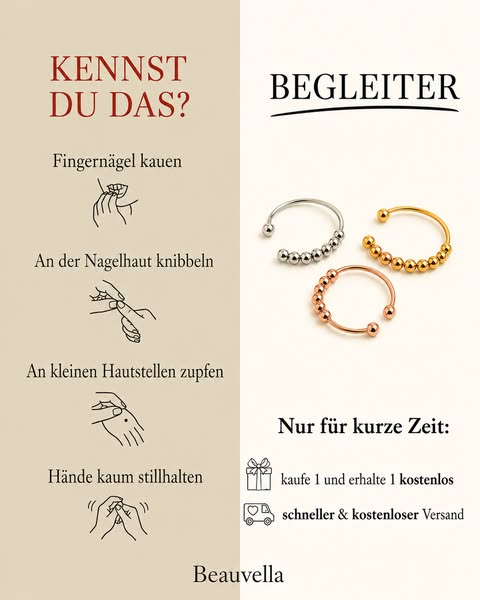 Nur für kurze Zeit: Kaufe 1 Ring – erhalte 1 GRATIS + kostenloser Versand!