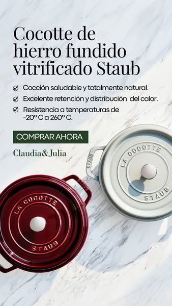 Colección Staub en Claudia&Julia