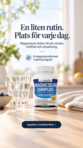 8 sorters magnesium. 1 kapsel.