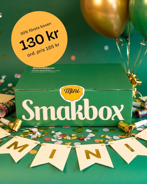 NYHET! Smakbox Mini är här