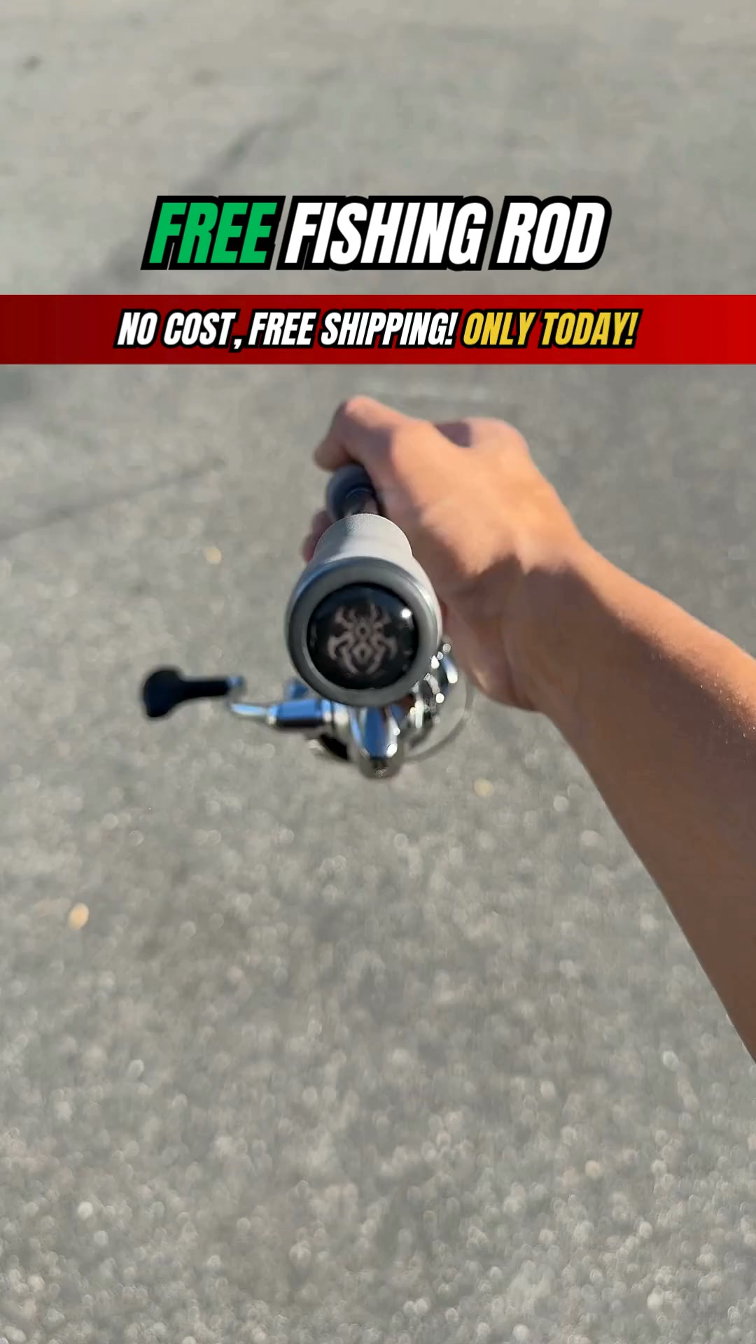 FREE FISHING ROD