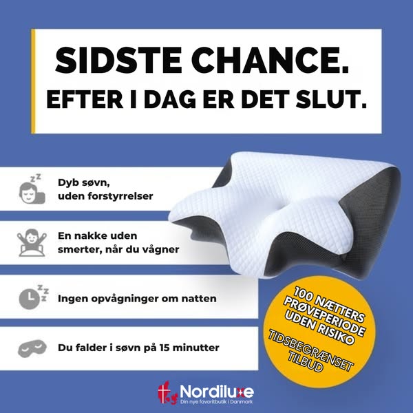 Prøv ErgoPillow™ i 100 nætter