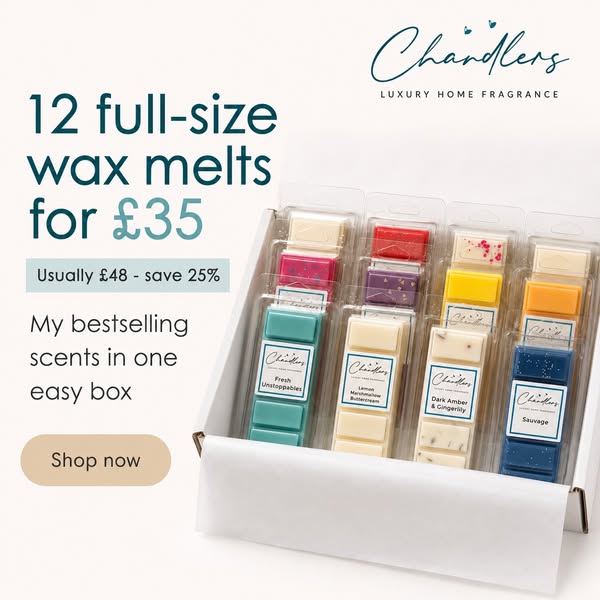 Anúncio de Chandlers Wax Melts - Luxury Home Fragrance