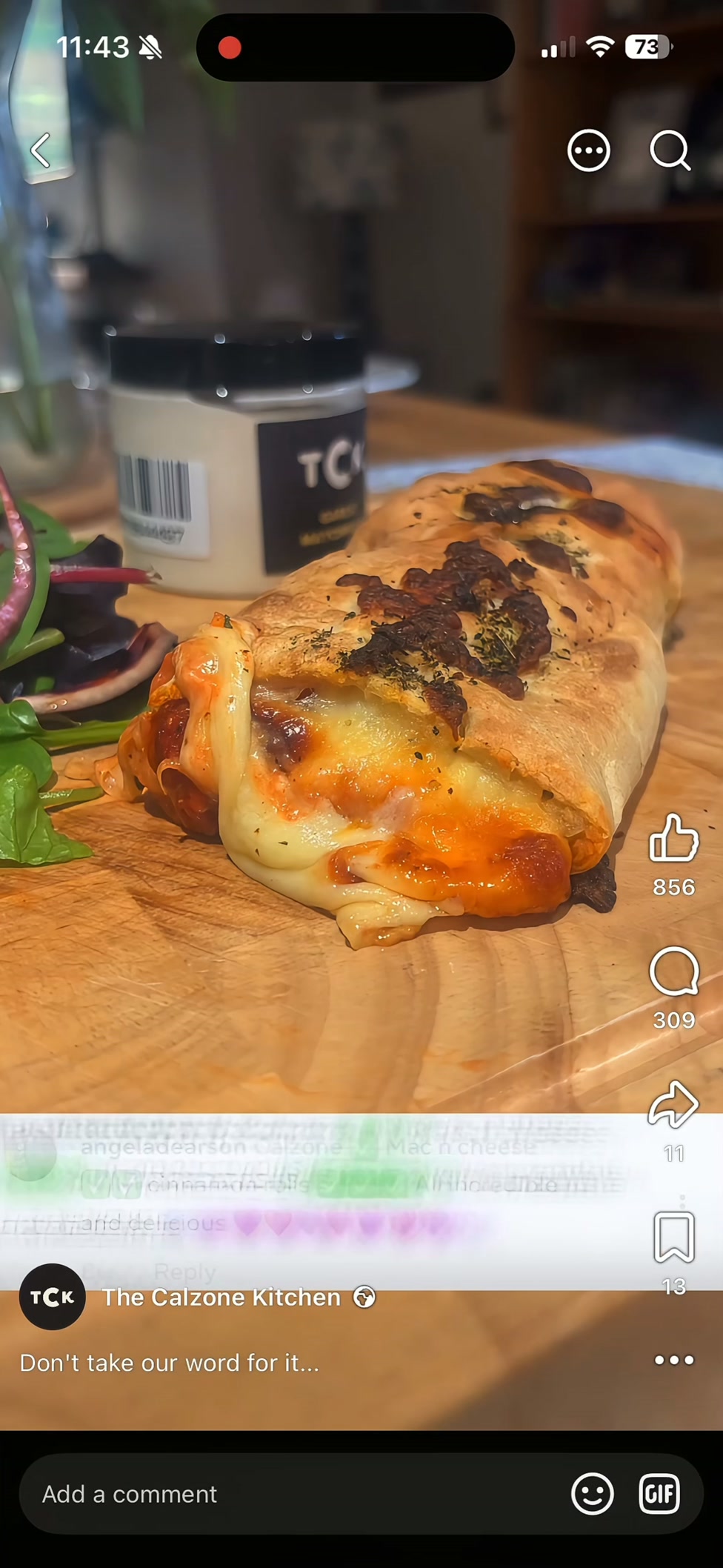 Fresh handmade calzones delivered across the UK