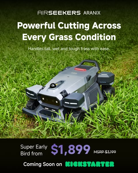 Coming Soon on KICKSTARTER! Sign up NOW to unlock the Super Early Bird Pricing — from $1,899 (MSRP $3,199)!