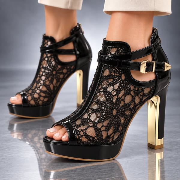 Vivarose Lace Heel