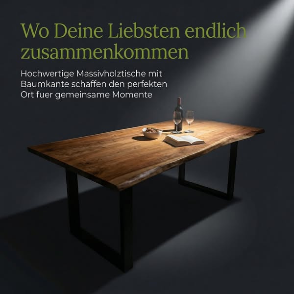 LINELE Massivholz Esstische – zeitloses Design
