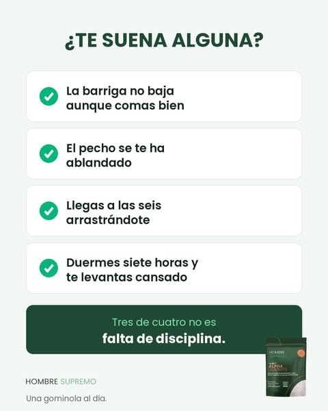 Por qué la barriga no baja después de los 35