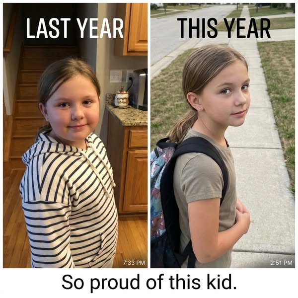 Ellie. 13 lbs. First day vs first day.