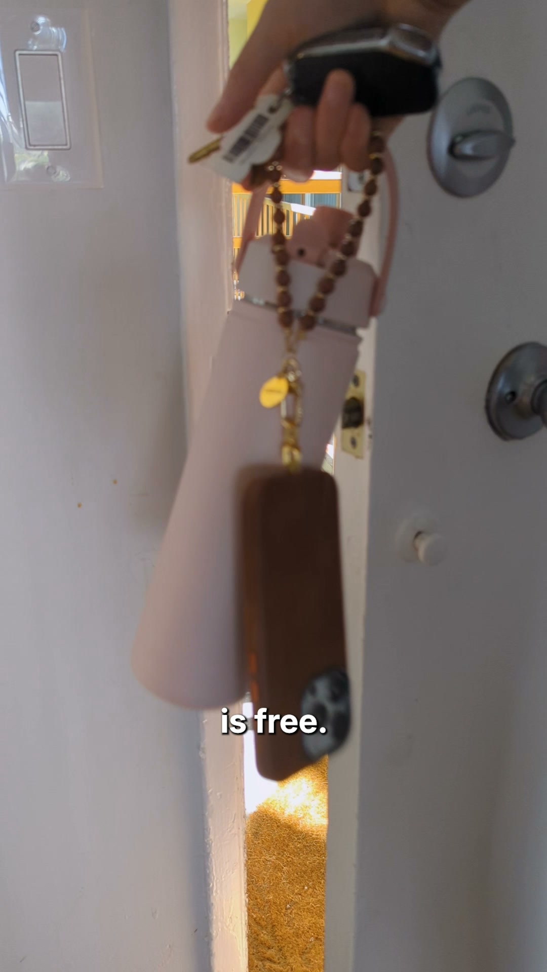 Your Phone Close. Your Hands Less Full.