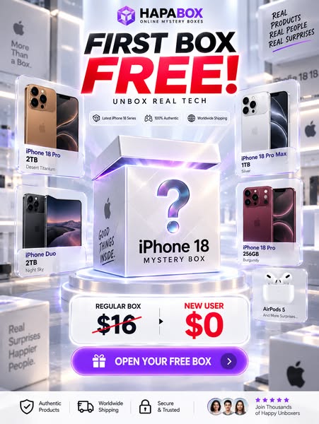 Open Your First Mystery Box FREE