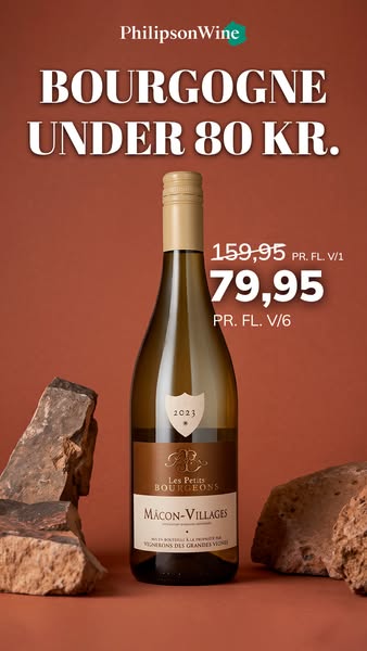 Hvid Bourgogne til KUN 79,95 kr.