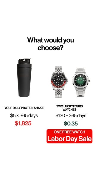 LABOR DAY DEAL: TWO WATCHES, ONE PRICE