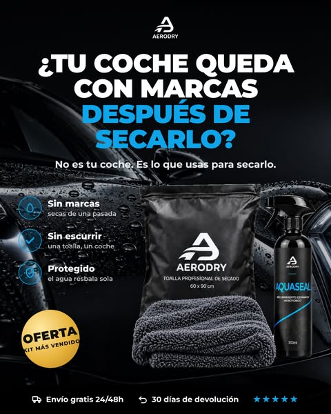 Seca sin marcas. Mira cómo