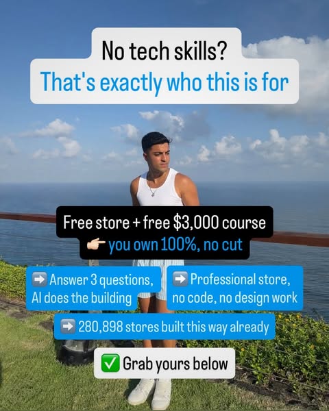 Free AI-Built Store in 10 Minutes