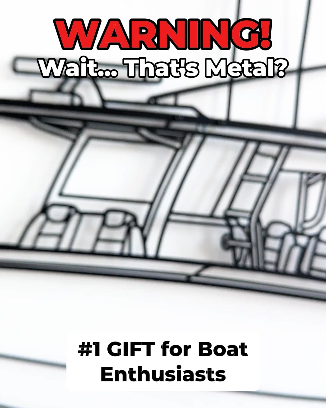 Bring the ocean to your home with metal silhouettes