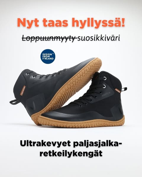 Ultrakevyt retkeilykenkä syksyn ulkoiluihin!