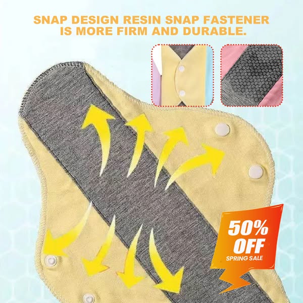 Reusable Leakproof Graphene Absorbent Pad for Women